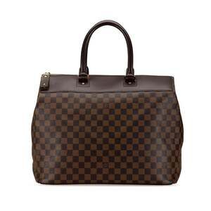 LOUIS VUITTON Authentic Brown Damier Leather Boston Bag